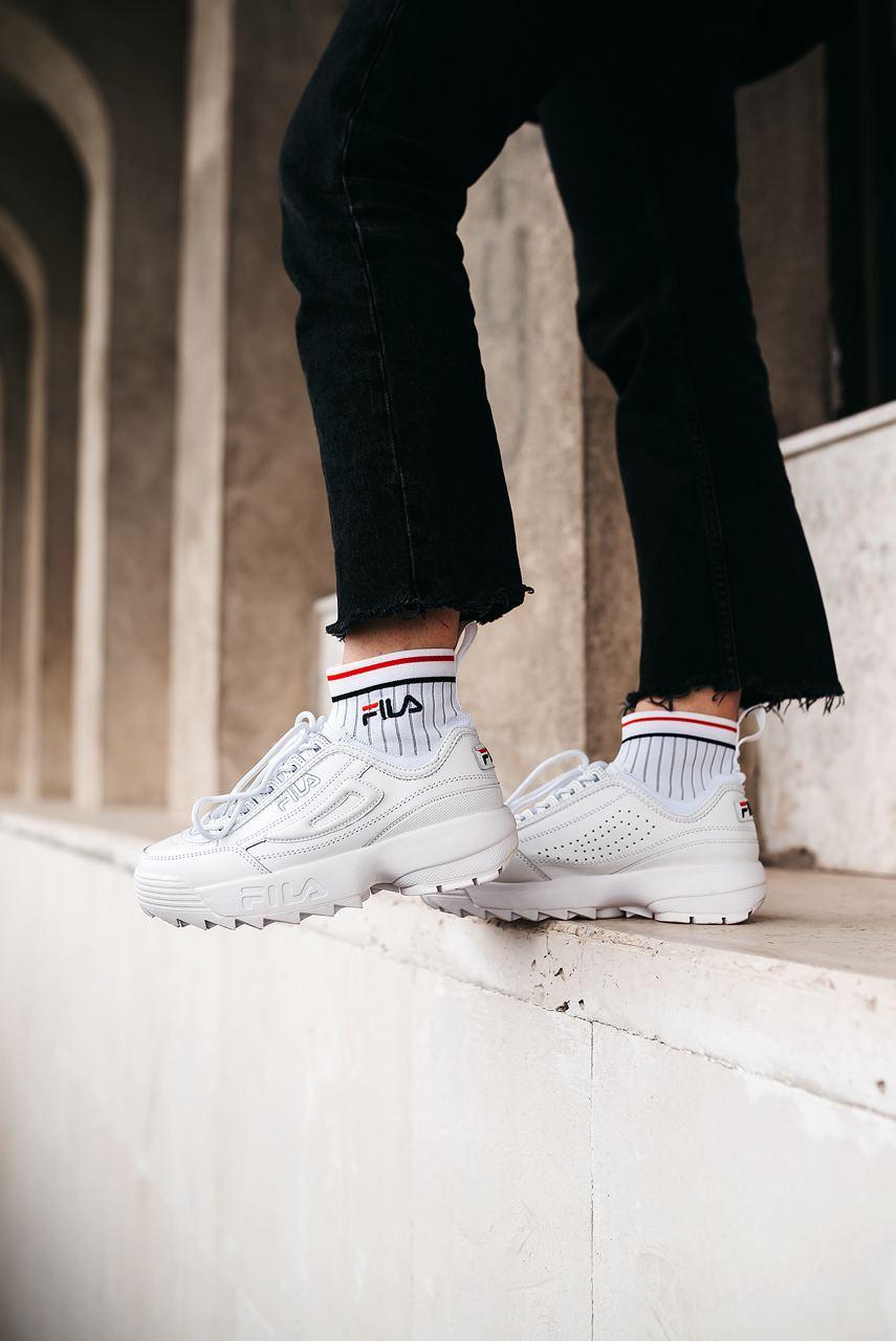 Fila Evo Sock White