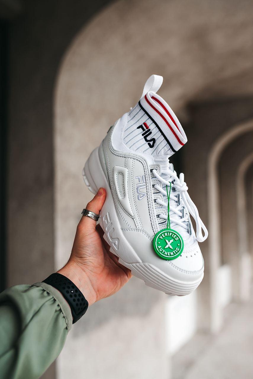 Fila Evo Sock White