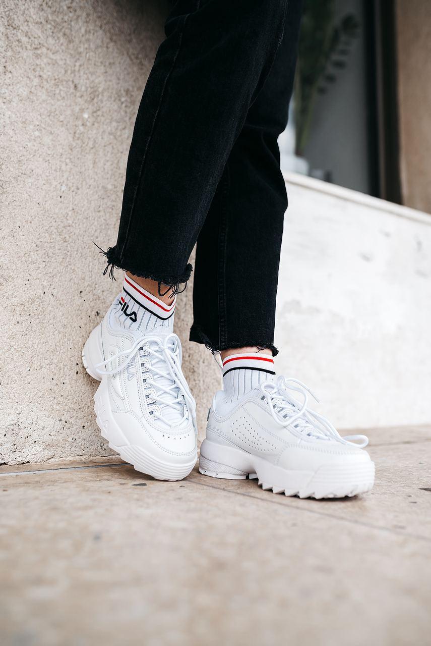 Fila Evo Sock White