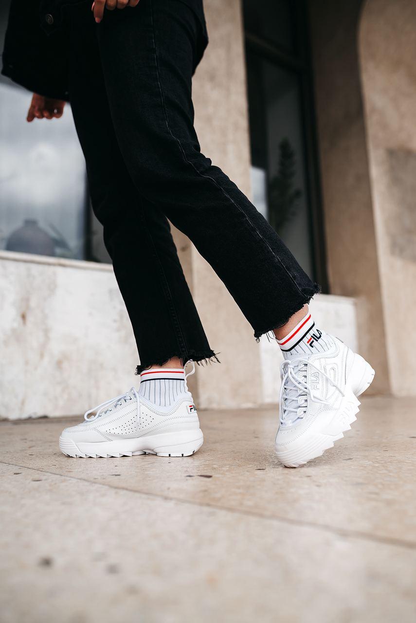 Fila Evo Sock White