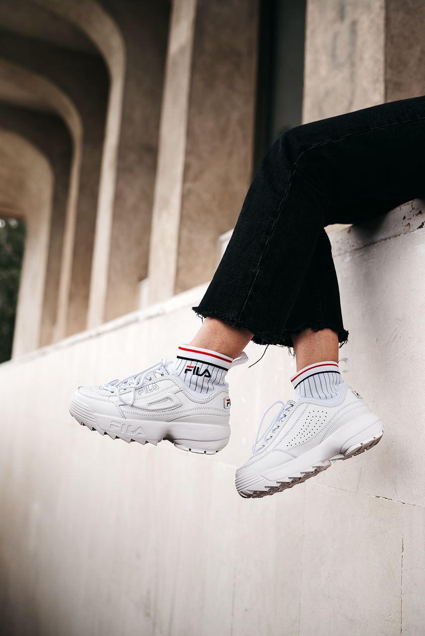 Fila Evo Sock White