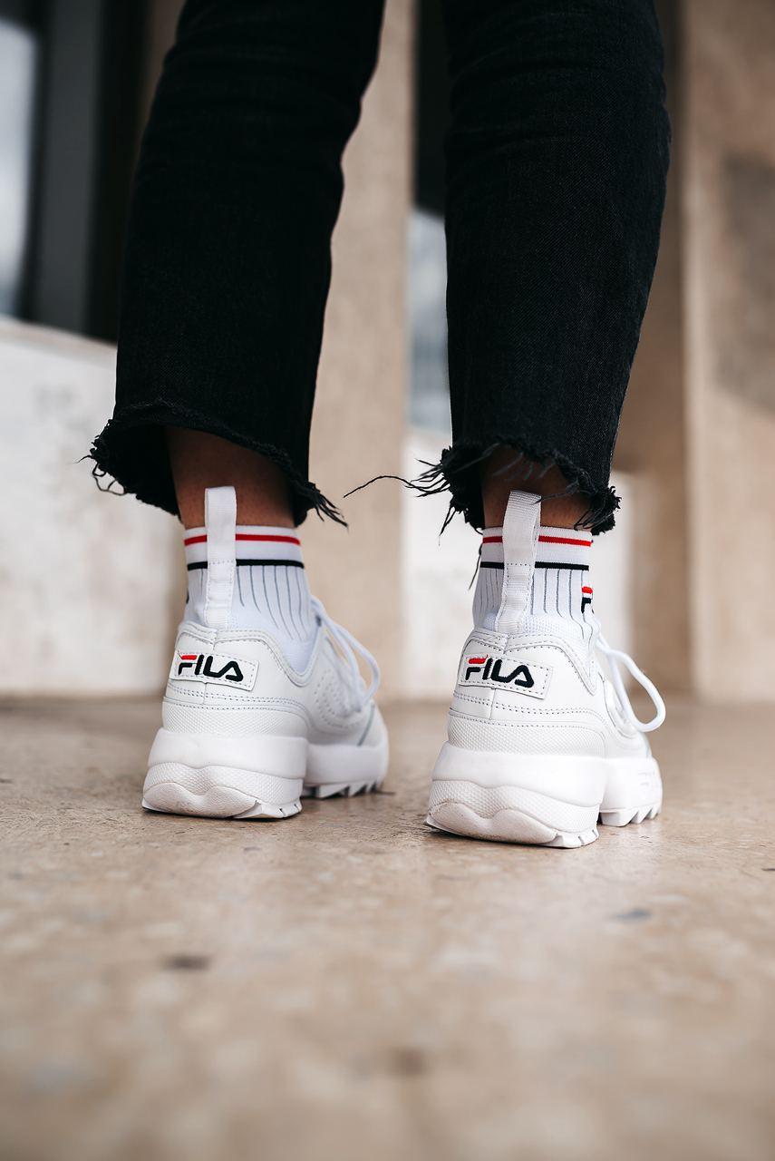 Fila Evo Sock White