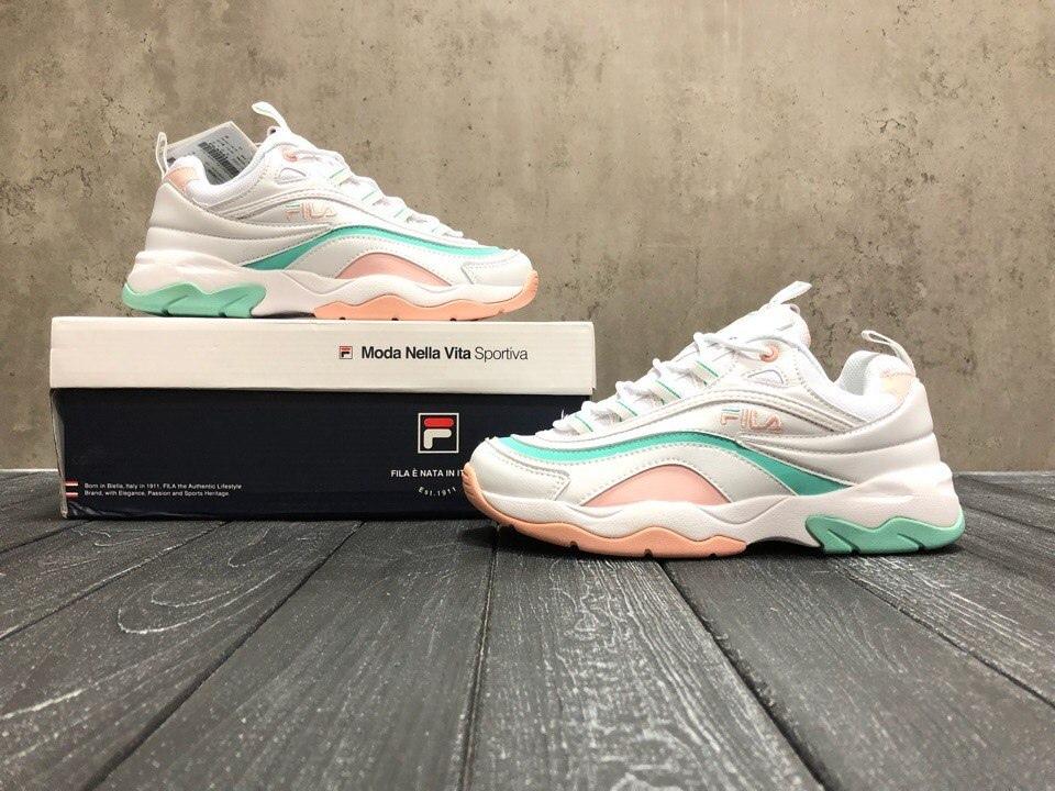 Fila Ray White Mint Rose