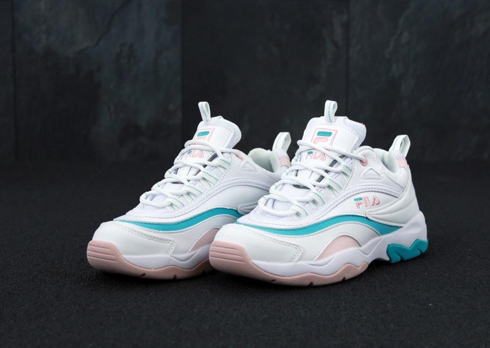 Fila Ray White Mint Rose