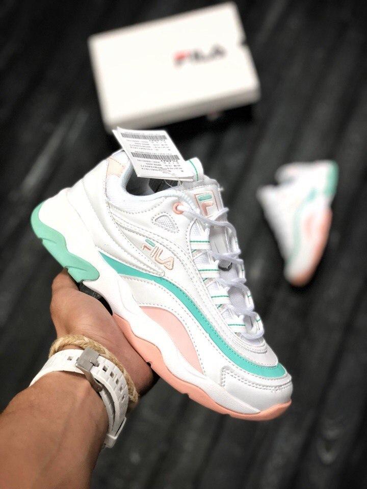 Fila Ray White Mint Rose