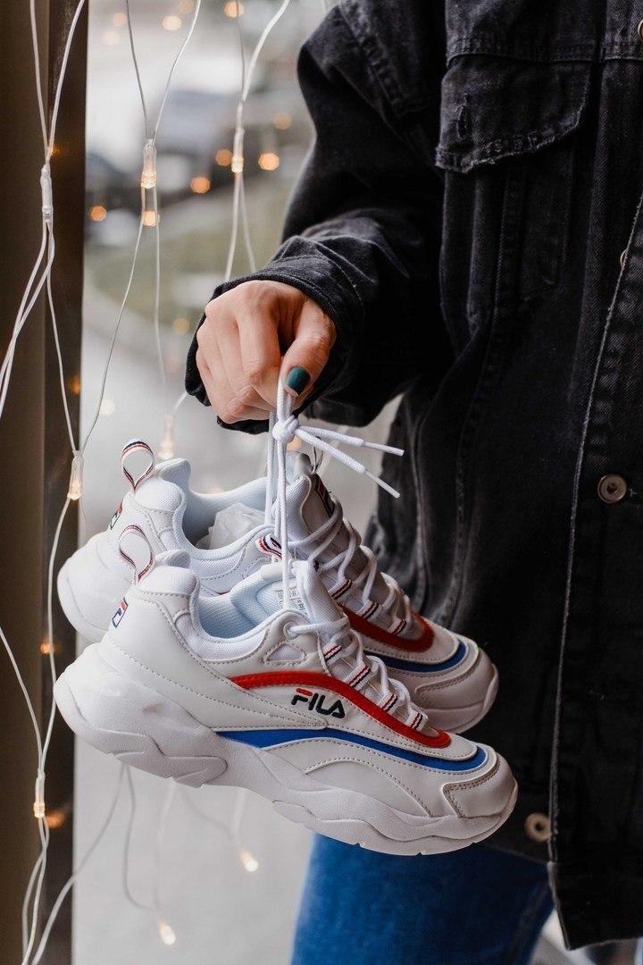 Fila Ray White Red Blue