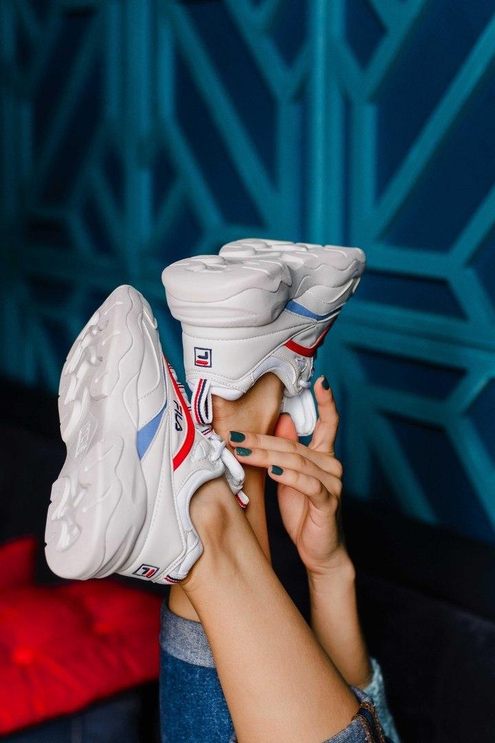 Fila Ray White Red Blue