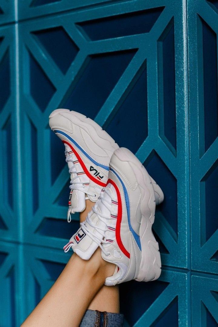 Fila Ray White Red Blue