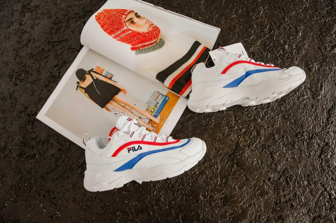 Fila Ray White Red Blue