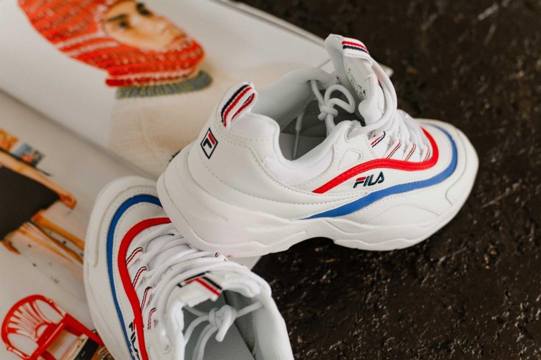 Fila Ray White Red Blue