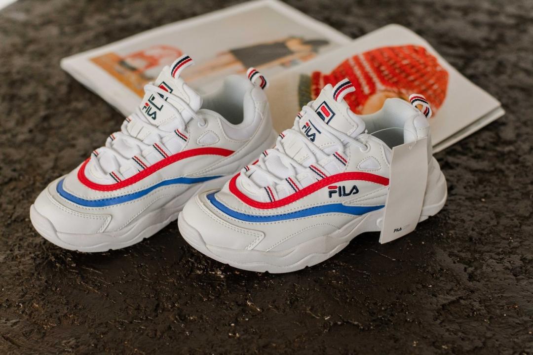 Fila Ray White Red Blue