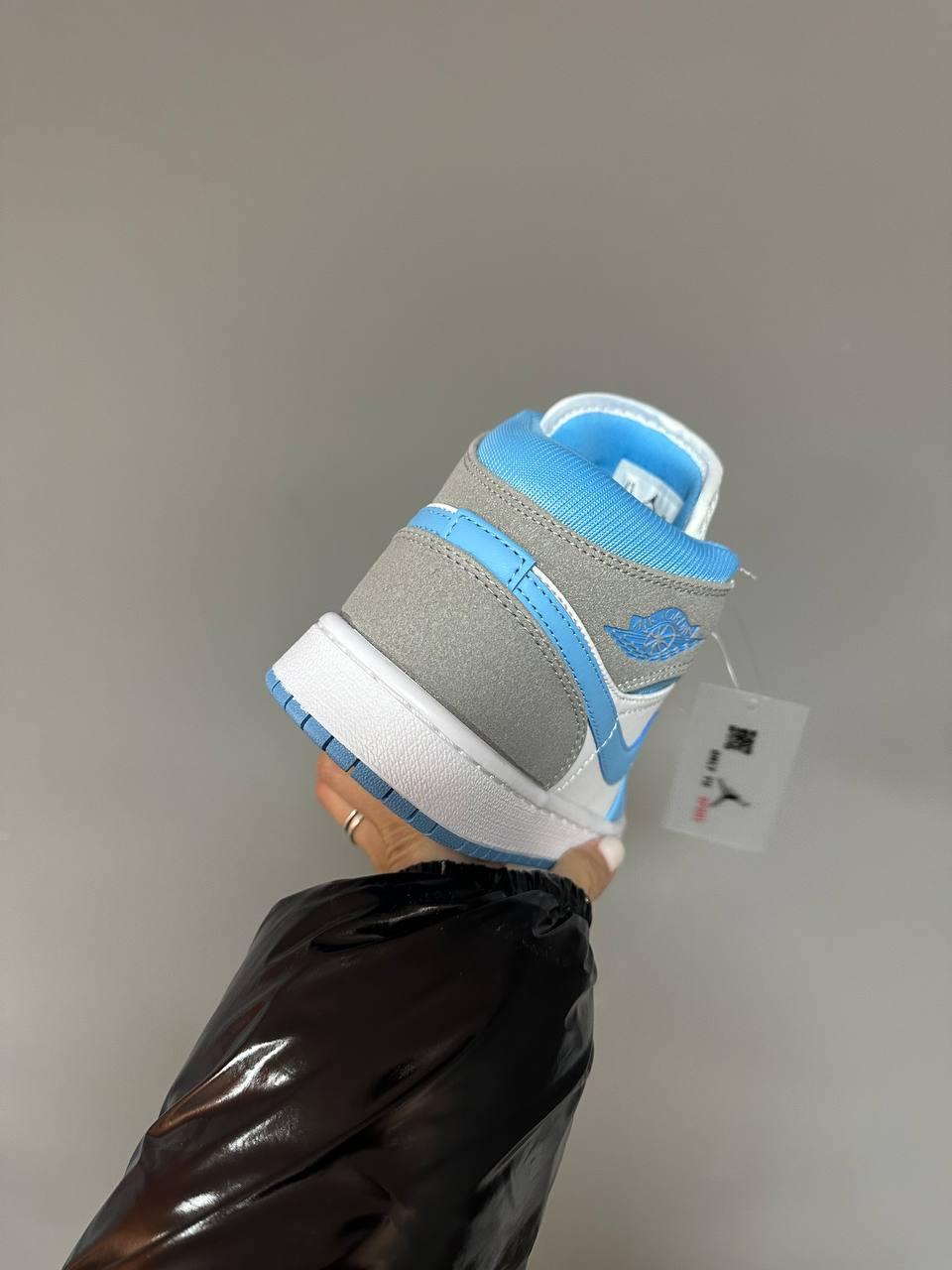 Nike Air Jordan 1 Mid Blue Grey Premium
