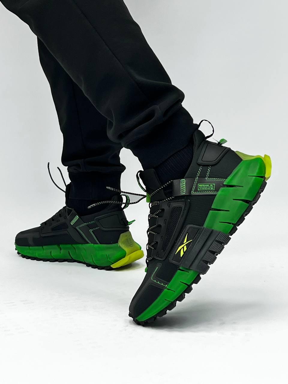 Reebok Zig Kinetica Fit Black Green