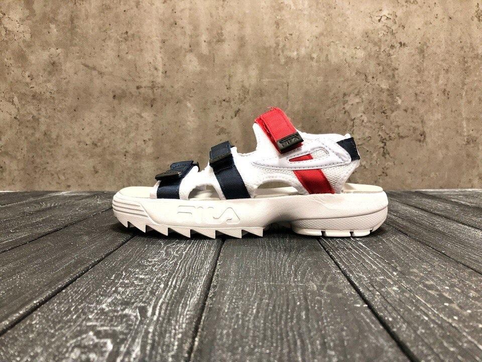 Fila White Black Red
