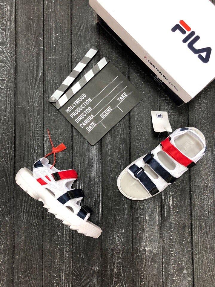 Fila White Black Red