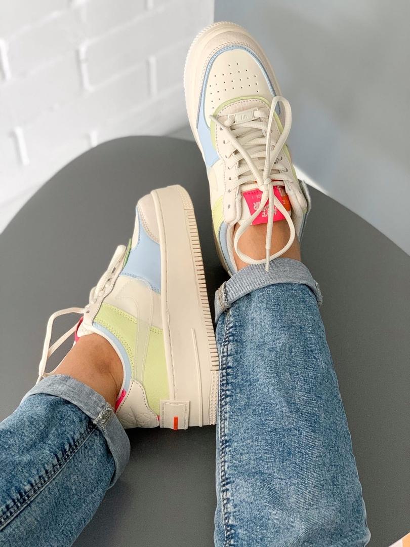 Nike Air Force 1 SHADOW Beige Pale Ivory Pink
