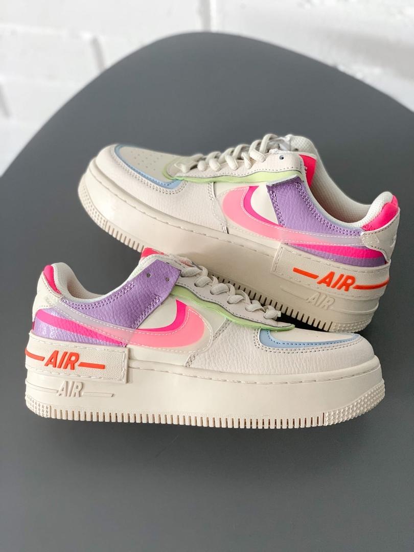 Nike Air Force 1 SHADOW Beige Pale Ivory Pink