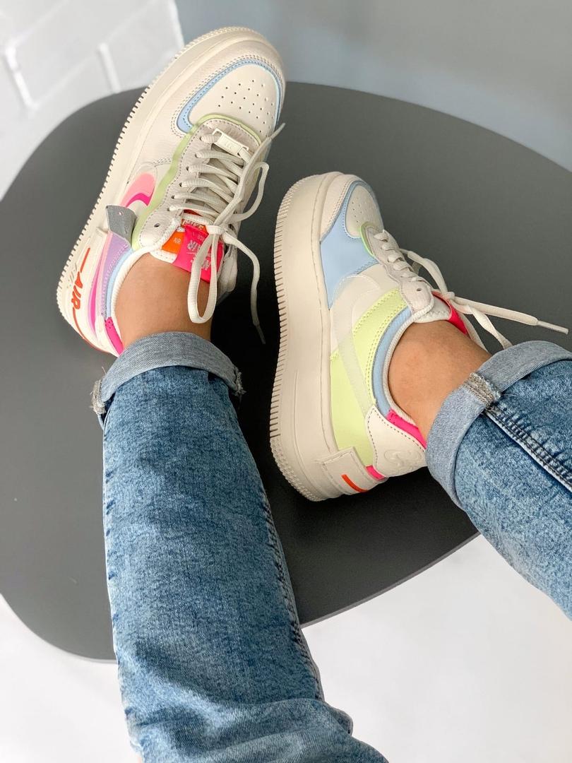 Nike Air Force 1 SHADOW Beige Pale Ivory Pink