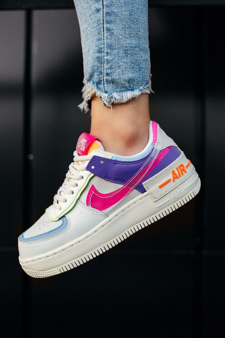 Nike Air Force 1 SHADOW Beige Pale Ivory Pink