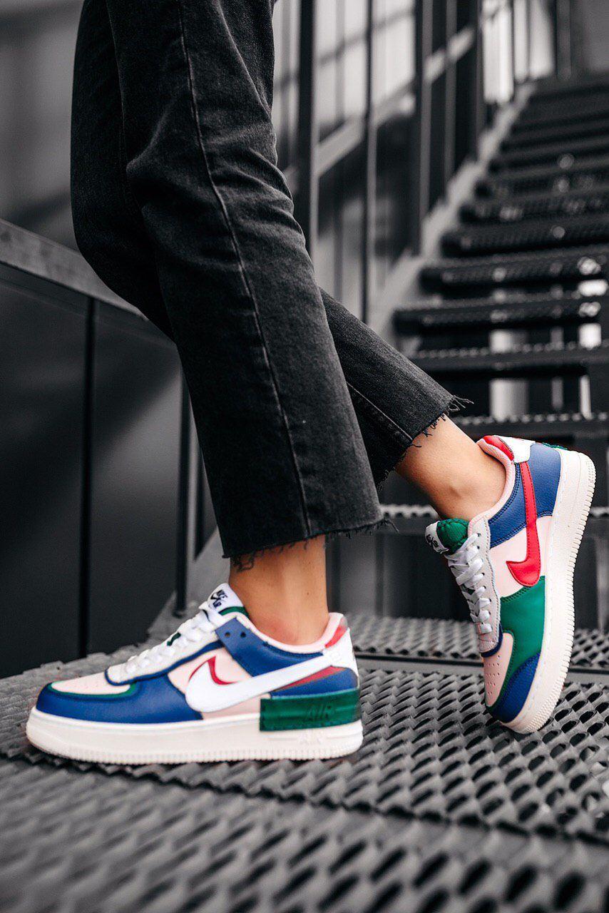 Nike Air Force 1 SHADOW Pink Blue