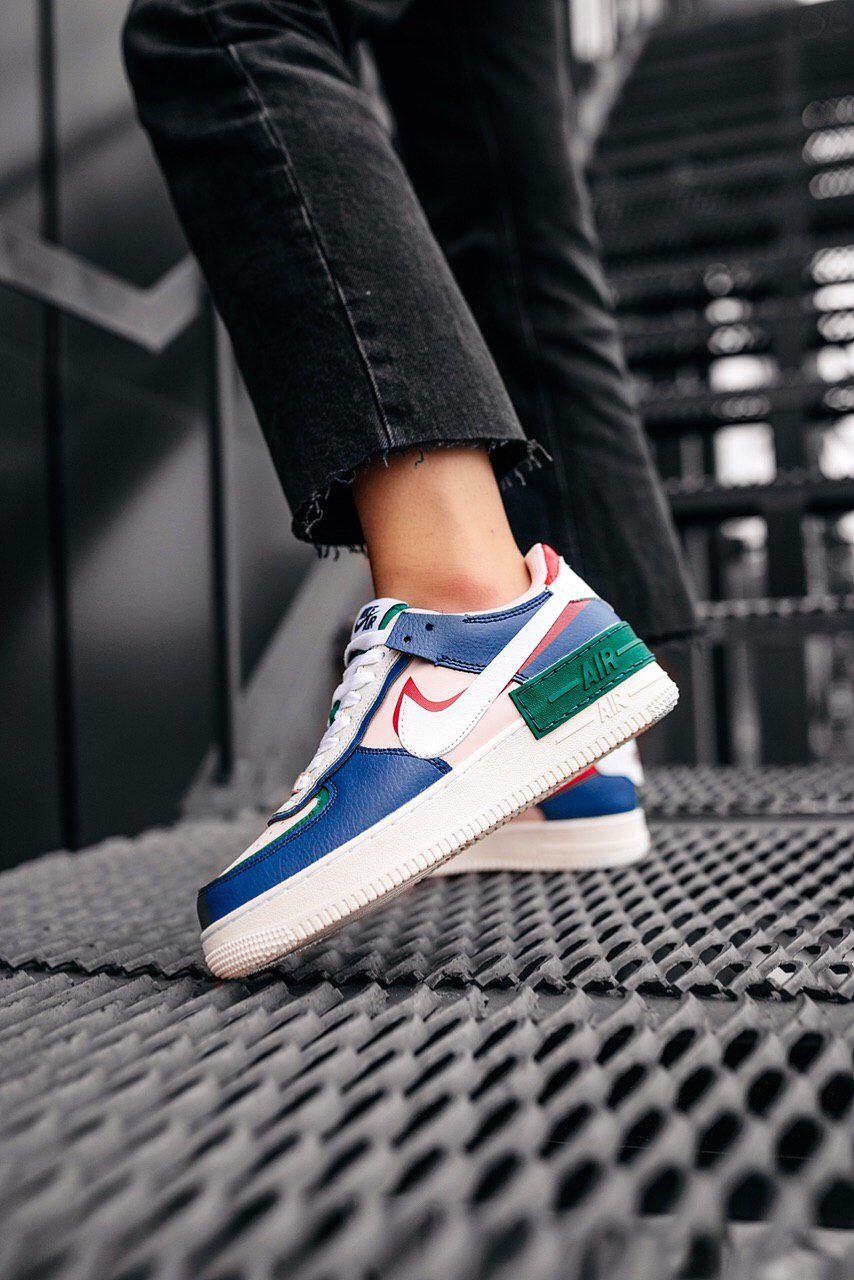 Nike Air Force 1 SHADOW Pink Blue