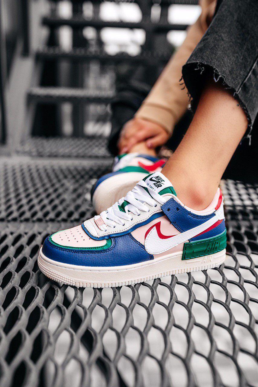 Nike Air Force 1 SHADOW Pink Blue
