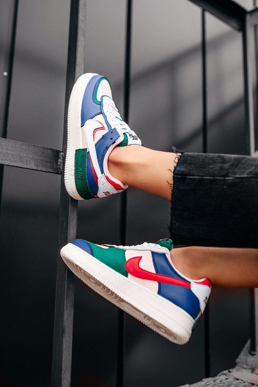 Nike Air Force 1 SHADOW Pink Blue