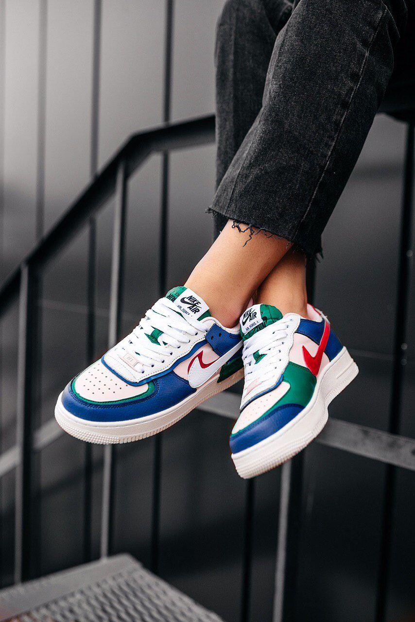 Nike Air Force 1 SHADOW Pink Blue