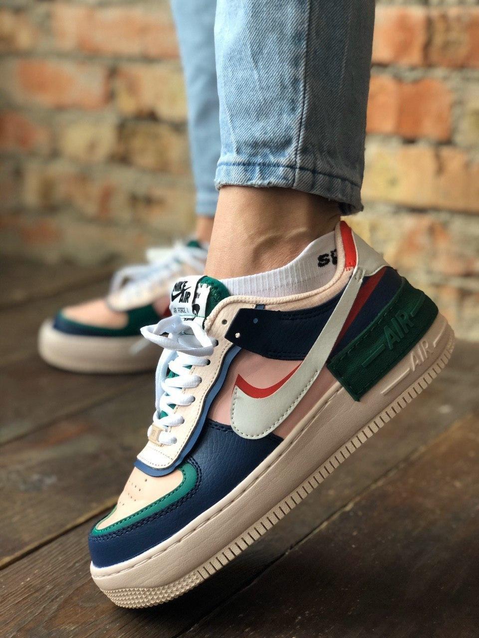 Nike Air Force 1 SHADOW Pink Blue