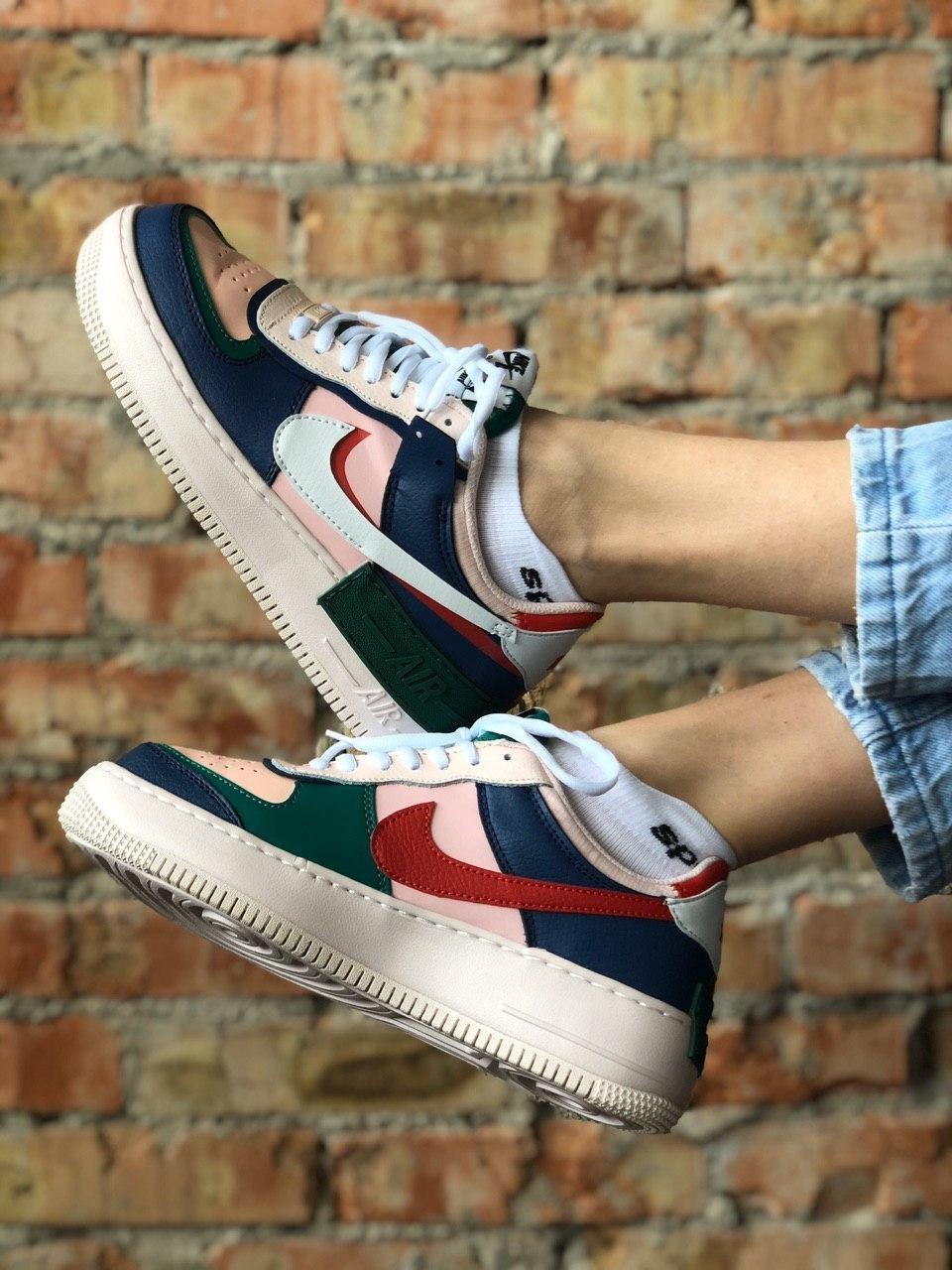 Nike Air Force 1 SHADOW Pink Blue