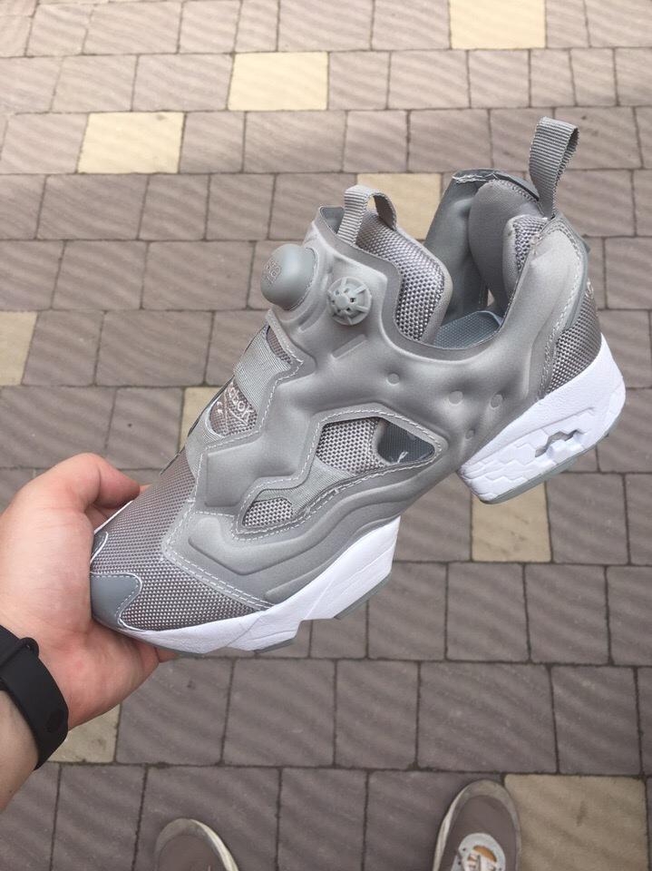 Reebok Insta Pump Fury Grey White