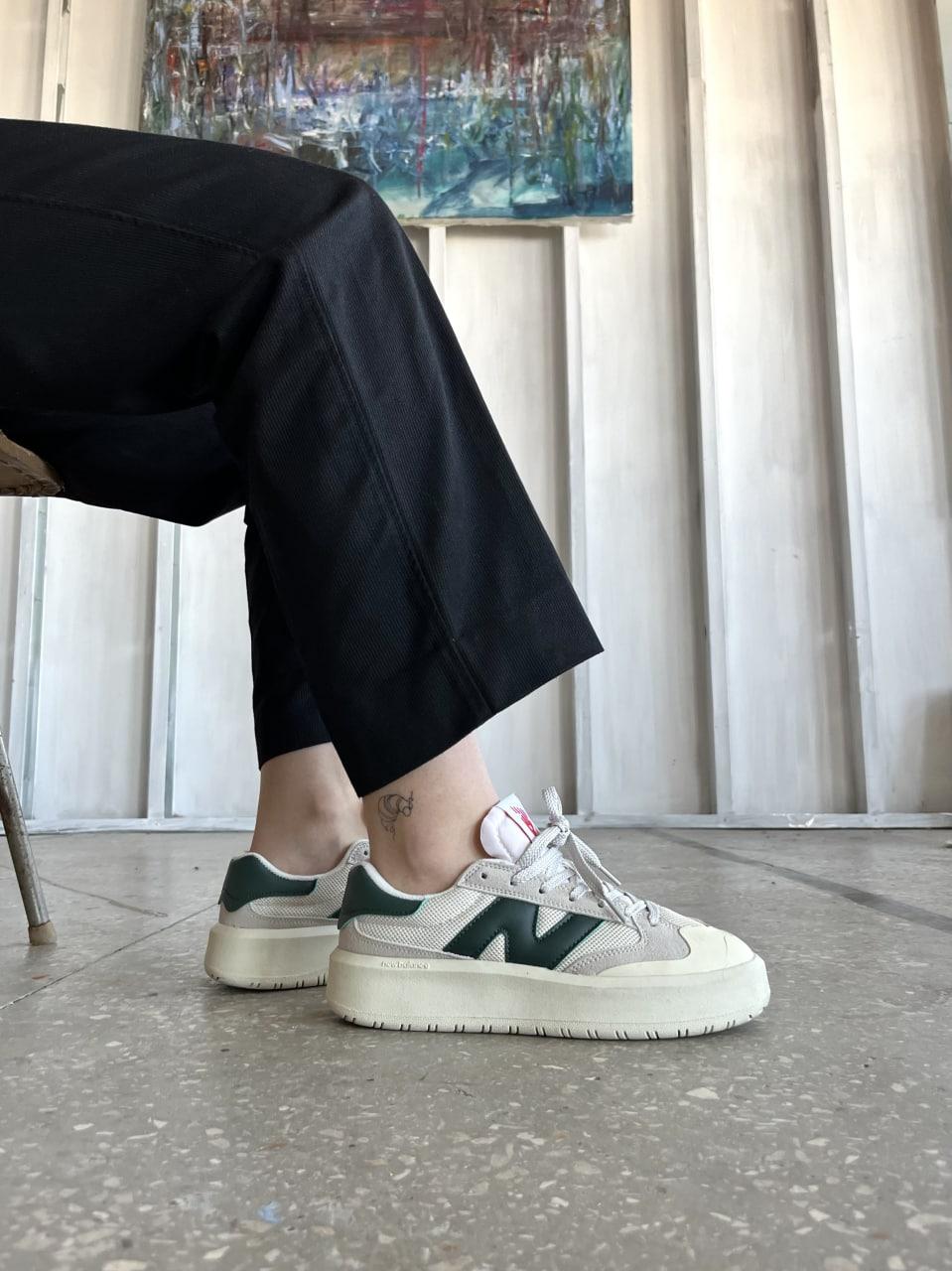 New Balance CT302 White Nightwatch Green