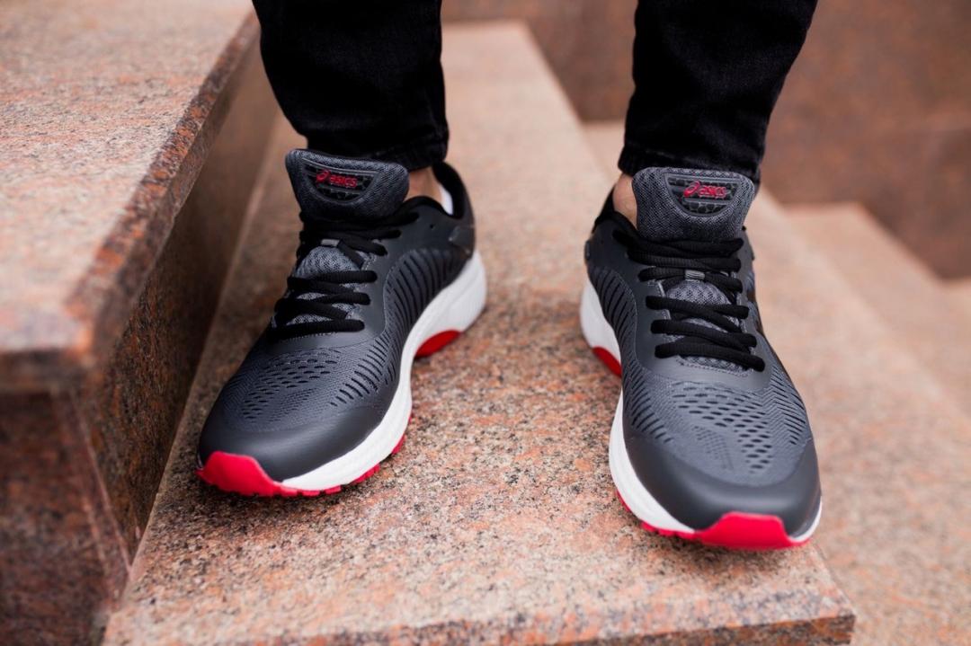 Asics Gel Quantum Dark Grey White Red