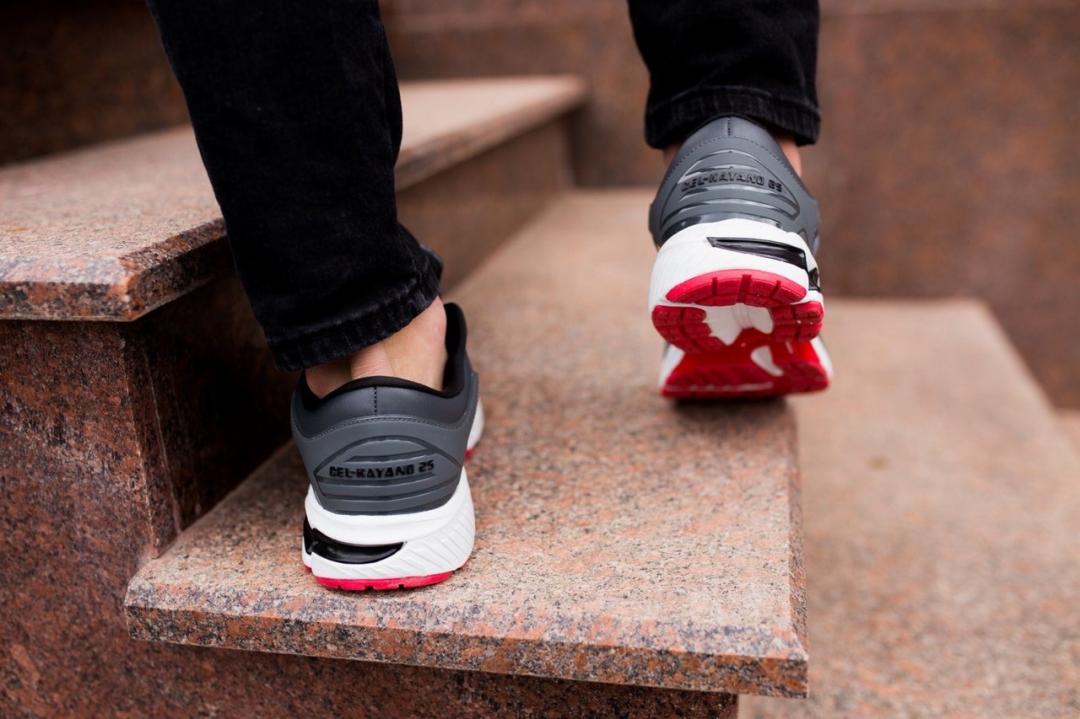 Asics Gel Quantum Dark Grey White Red