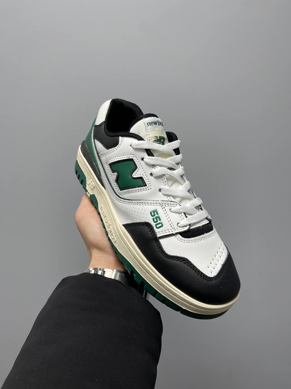 New Balance 550 White Black Green