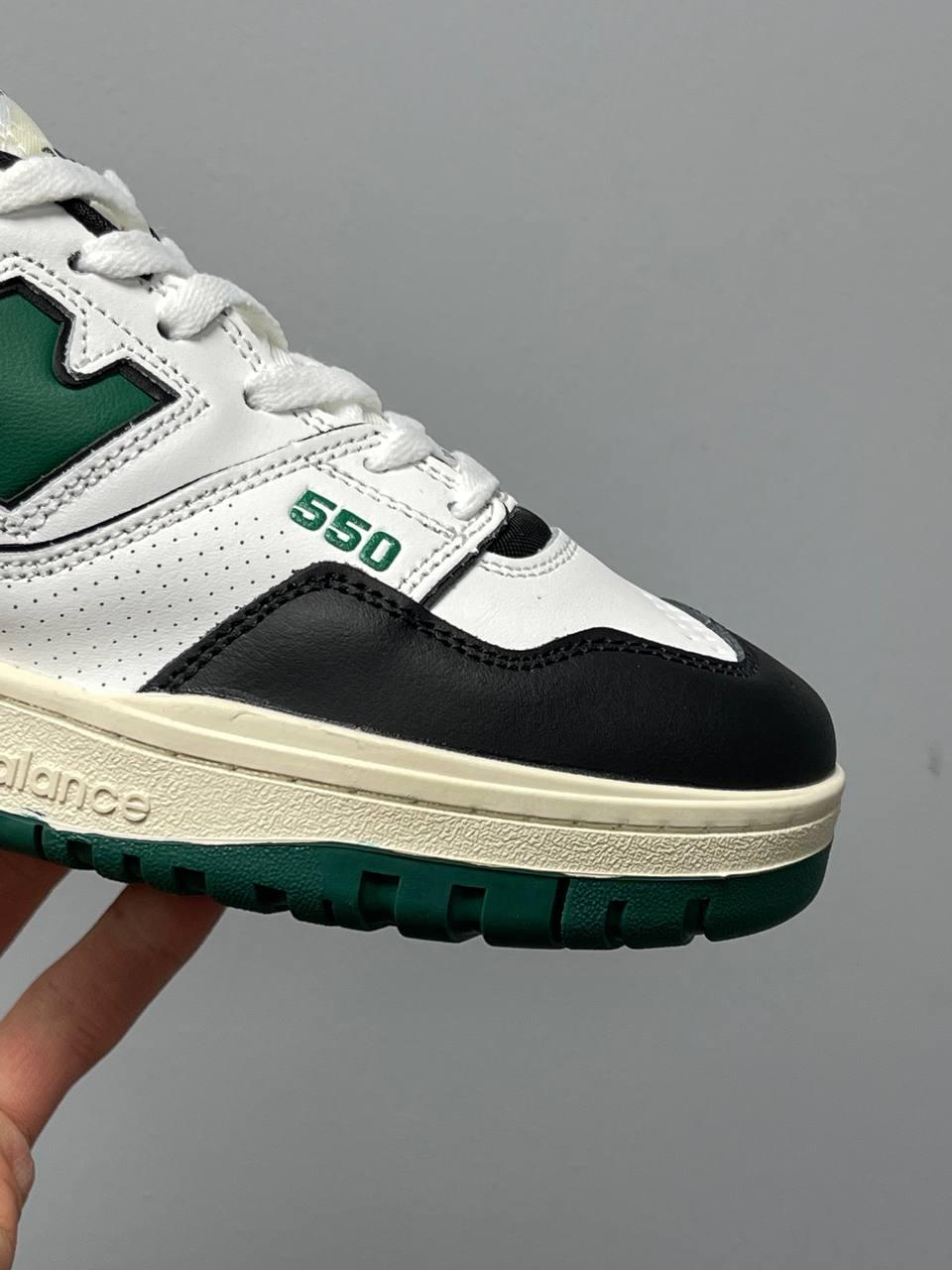 New Balance 550 White Black Green
