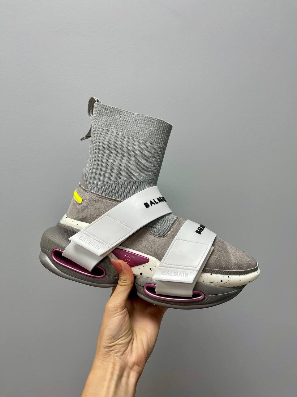 Balmain B-Bold Sneakers Grey