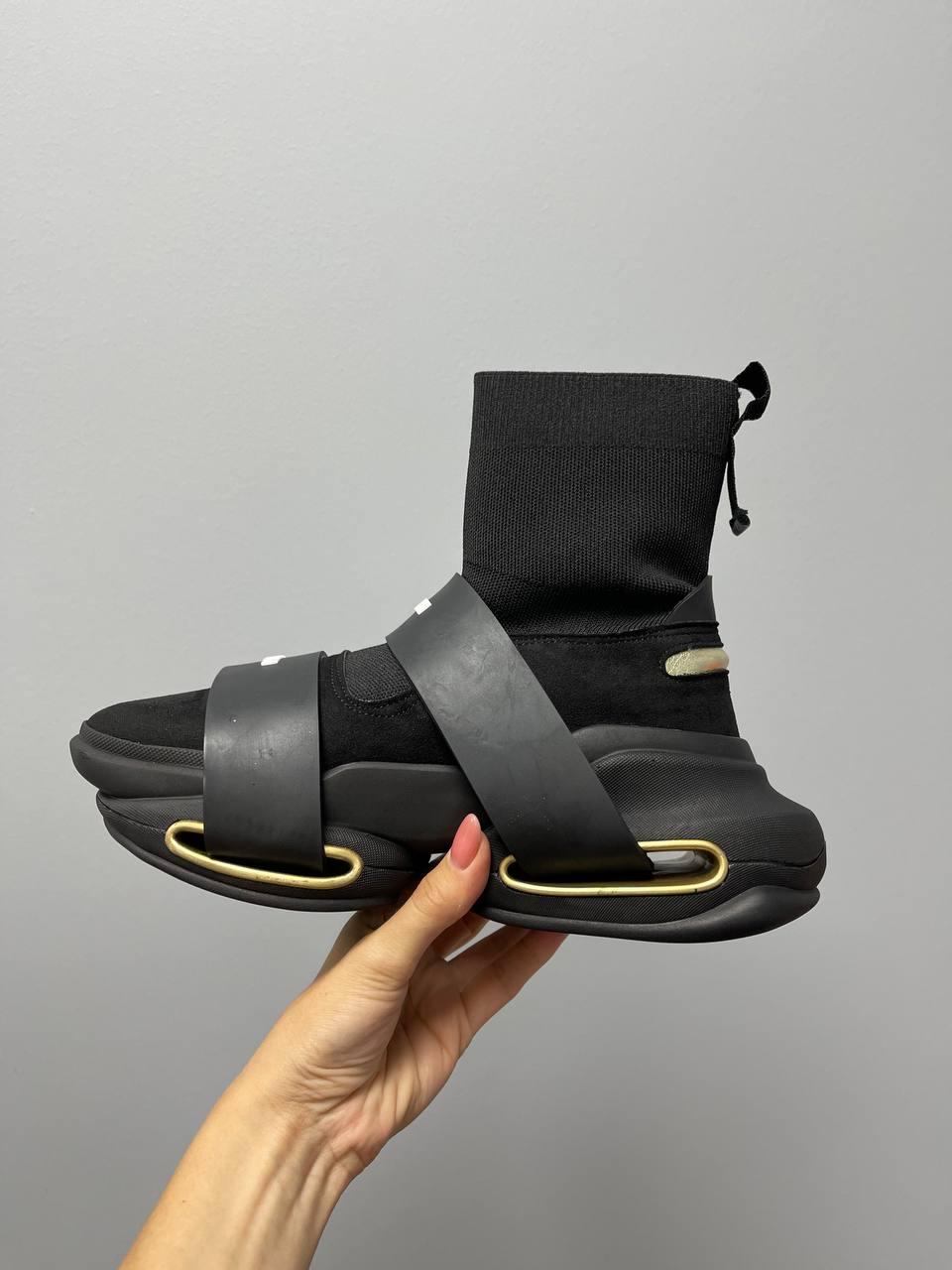 Balmain B-Bold Sneakers Black Gold