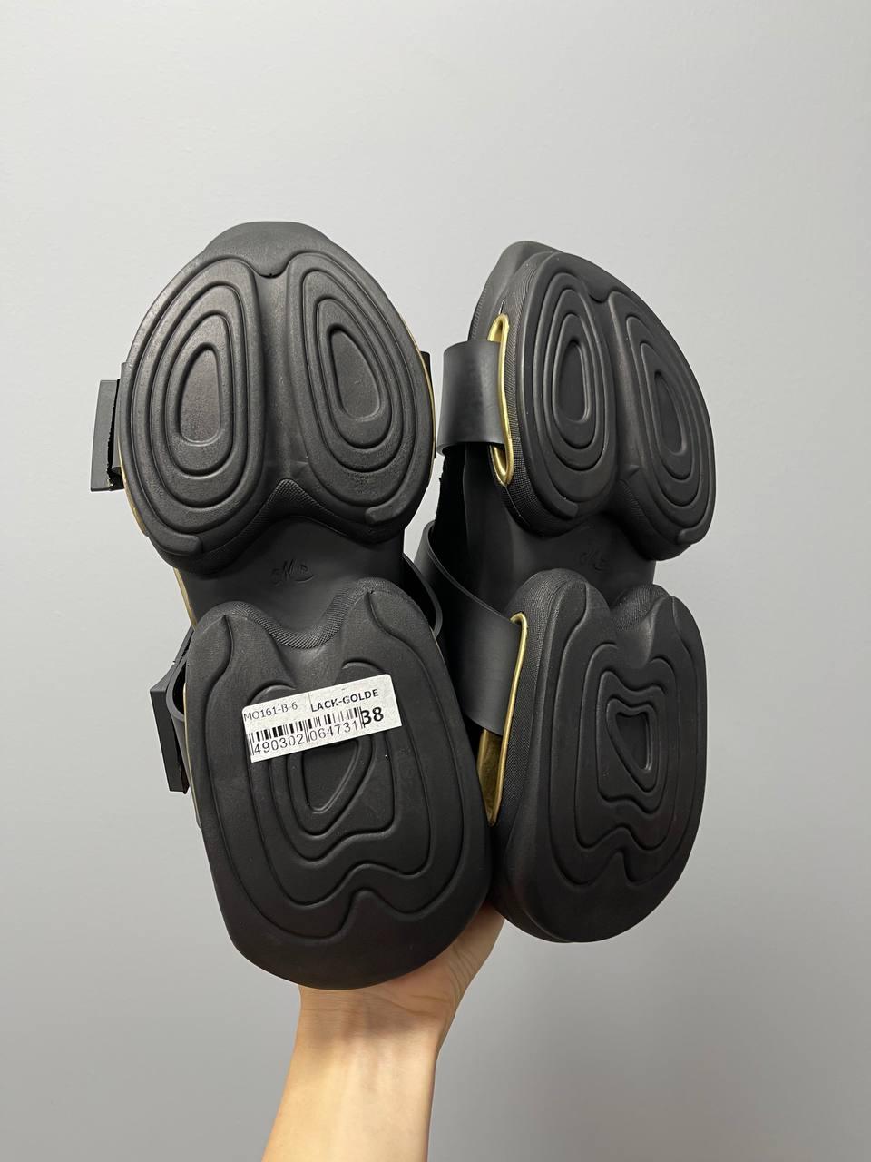 Balmain B-Bold Sneakers Black Gold