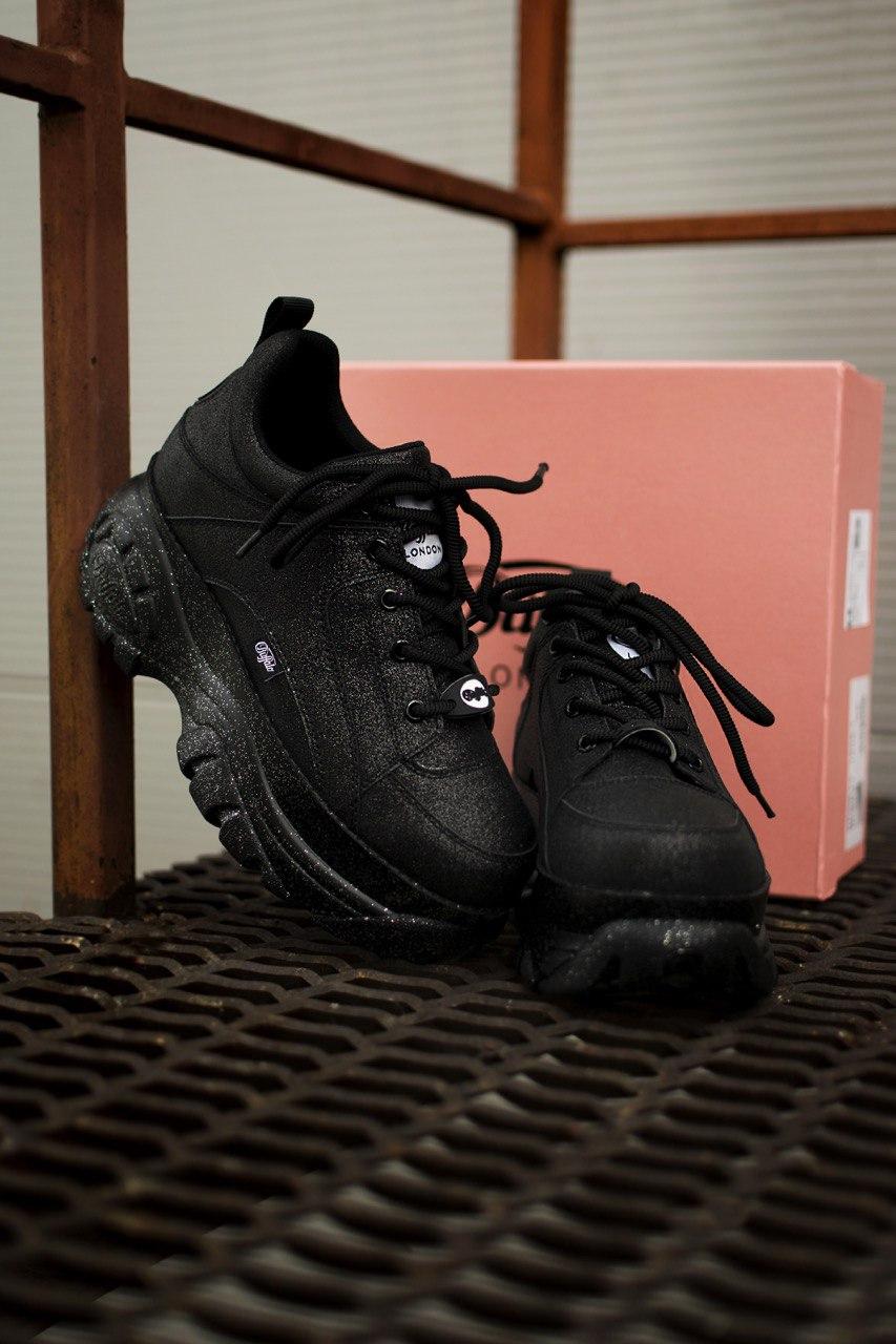 Buffalo London Glitter Black