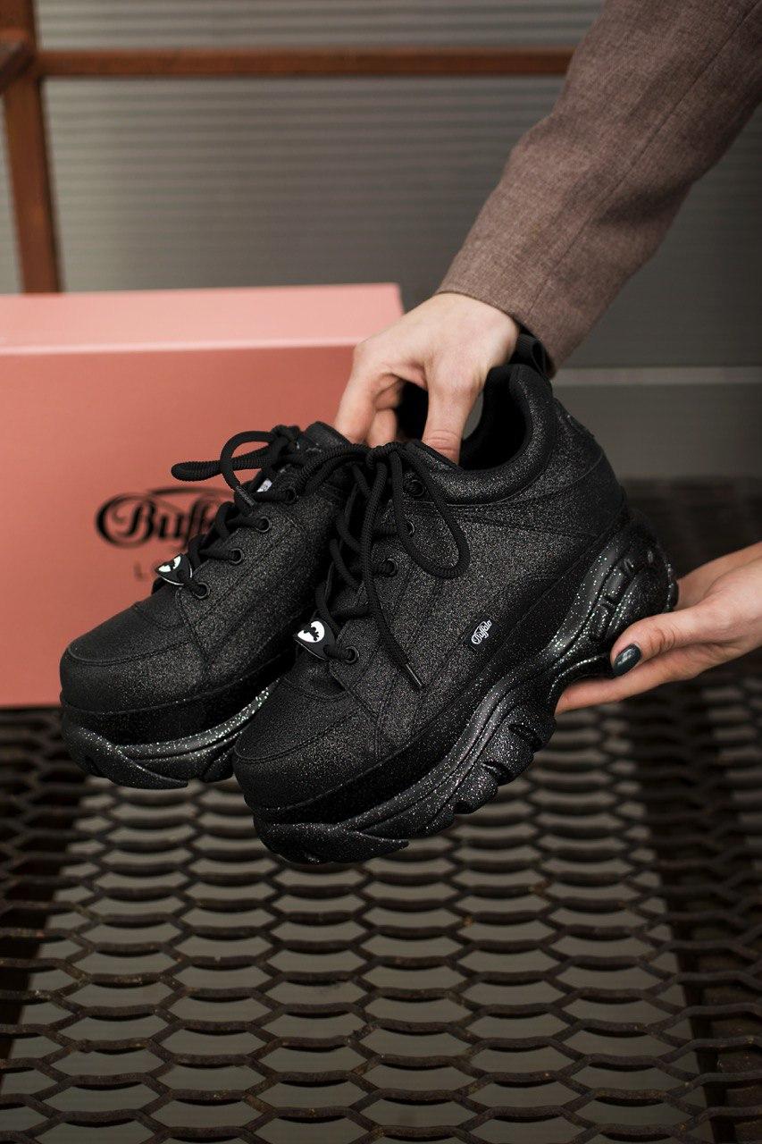 Buffalo London Glitter Black