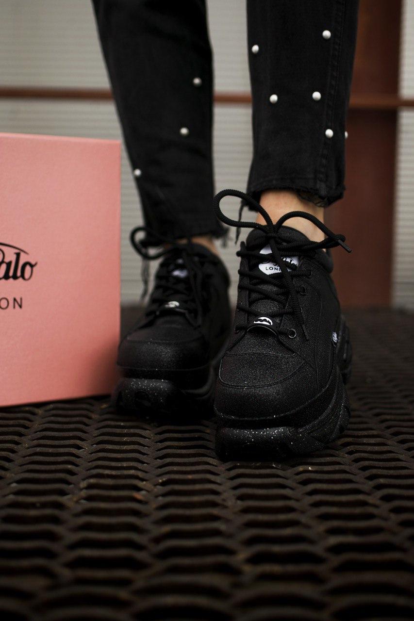 Buffalo London Glitter Black