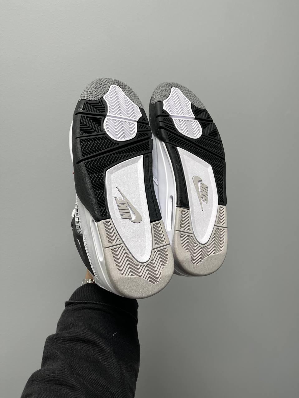 Nike Air Jordan 4 Chunky Lace White Black