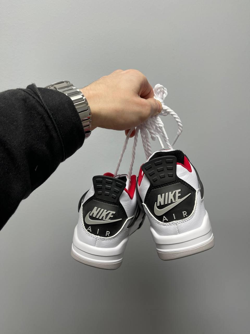 Nike Air Jordan 4 Chunky Lace White Black