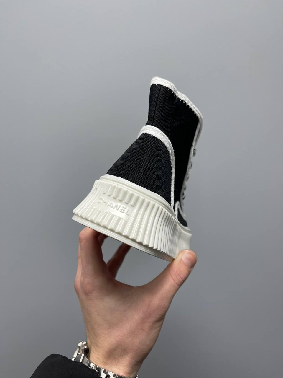 Chanel Sneakers Platform Black