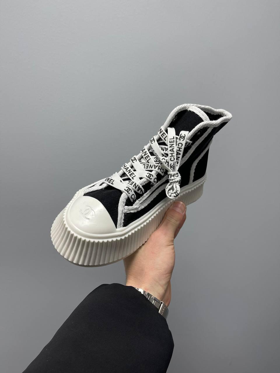 Chanel Sneakers Platform Black