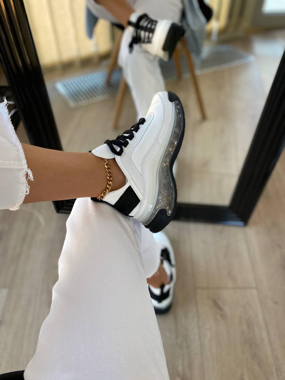Chanel Sneakers White Crystal