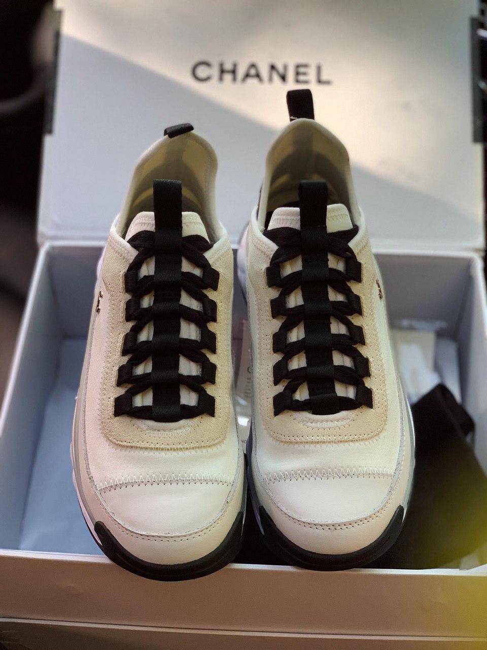 Chanel White Black