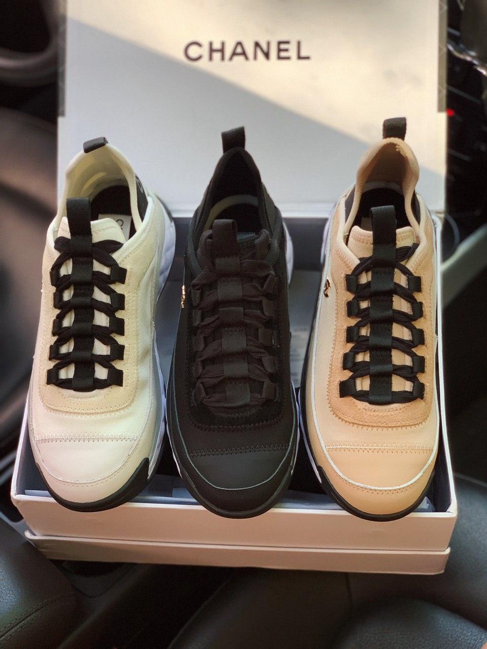 Chanel White Black