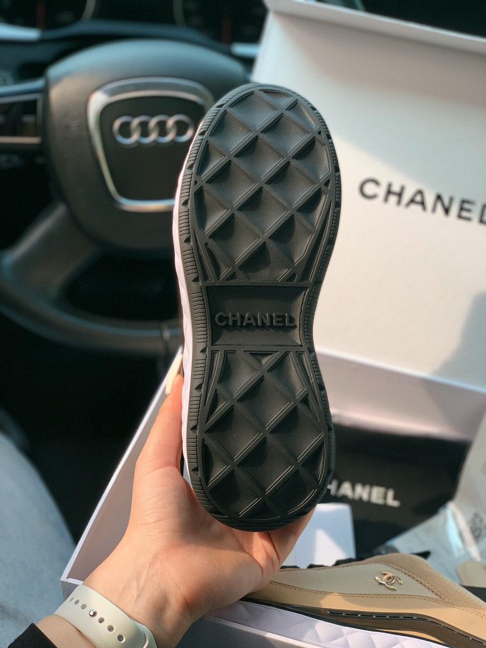 Chanel Brown White Black